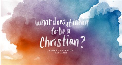 What does it mean to be a christian. Things To Know About What does it mean to be a christian. 